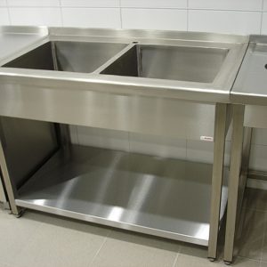 Dvodelna inox sudopera