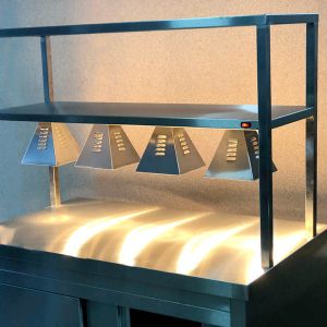 Topli sto sa lampama Acero